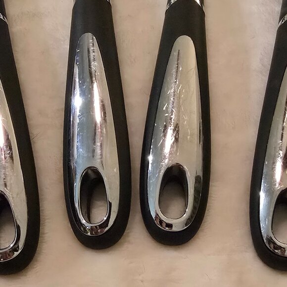 The Pampered Chef 4 Piece Kitchen Tools Black & Chrome - Picture 7 of 7